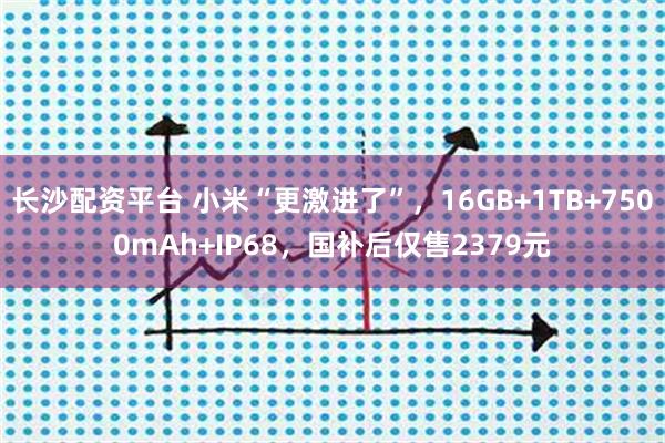 长沙配资平台 小米“更激进了”，16GB+1TB+7500mAh+IP68，国补后仅售2379元